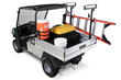 For added flexibility, Carryall utility vehicles accommodate the VersAttach bed-based attachment system. It carries tools and equipment outside the bed, freeing bed space and reducing round trips.
