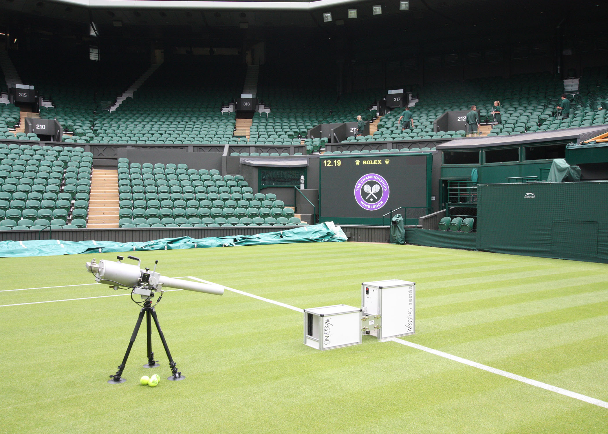 Court Testing at Wimbledon