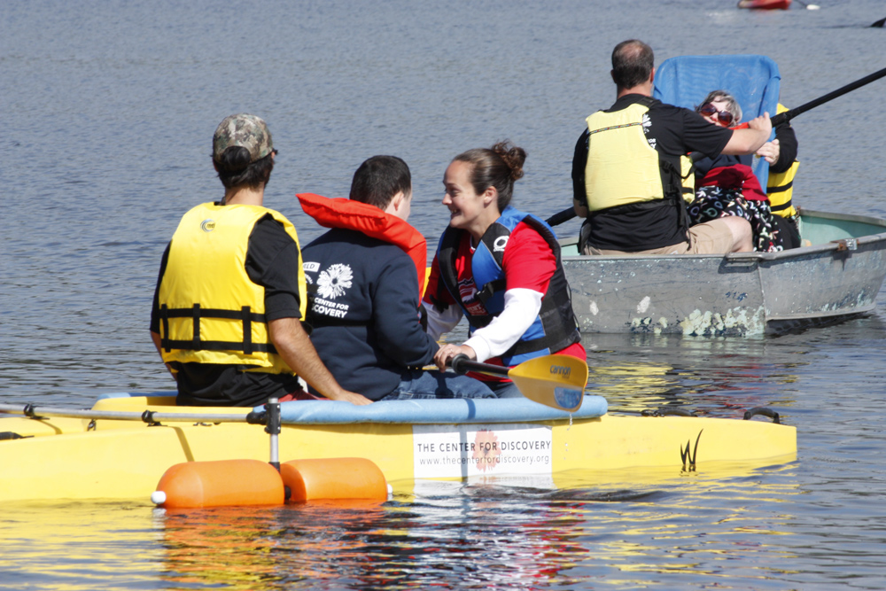 Water sports were an important part of the 2014 Adventure Team Challenge New York. Photograph by Melissa Grappone.