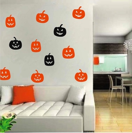 Goofy Pumpkins Wall Decals