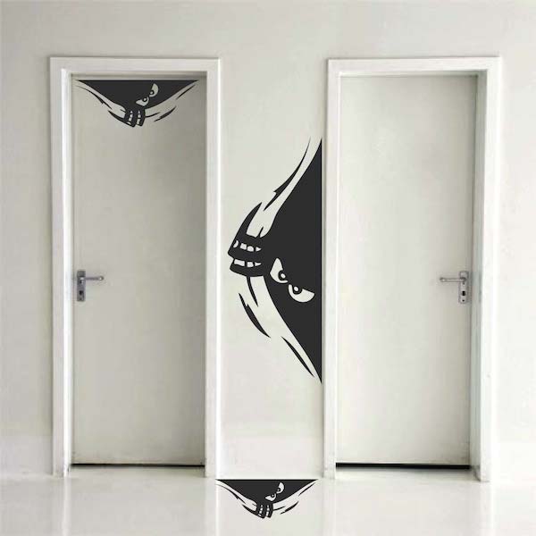 Sneaky Monster Wall Decal