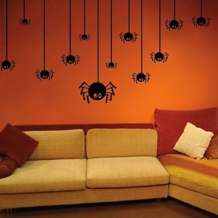 Crawling Spiders Wall Decal - available at www.trendywalldesigns.com