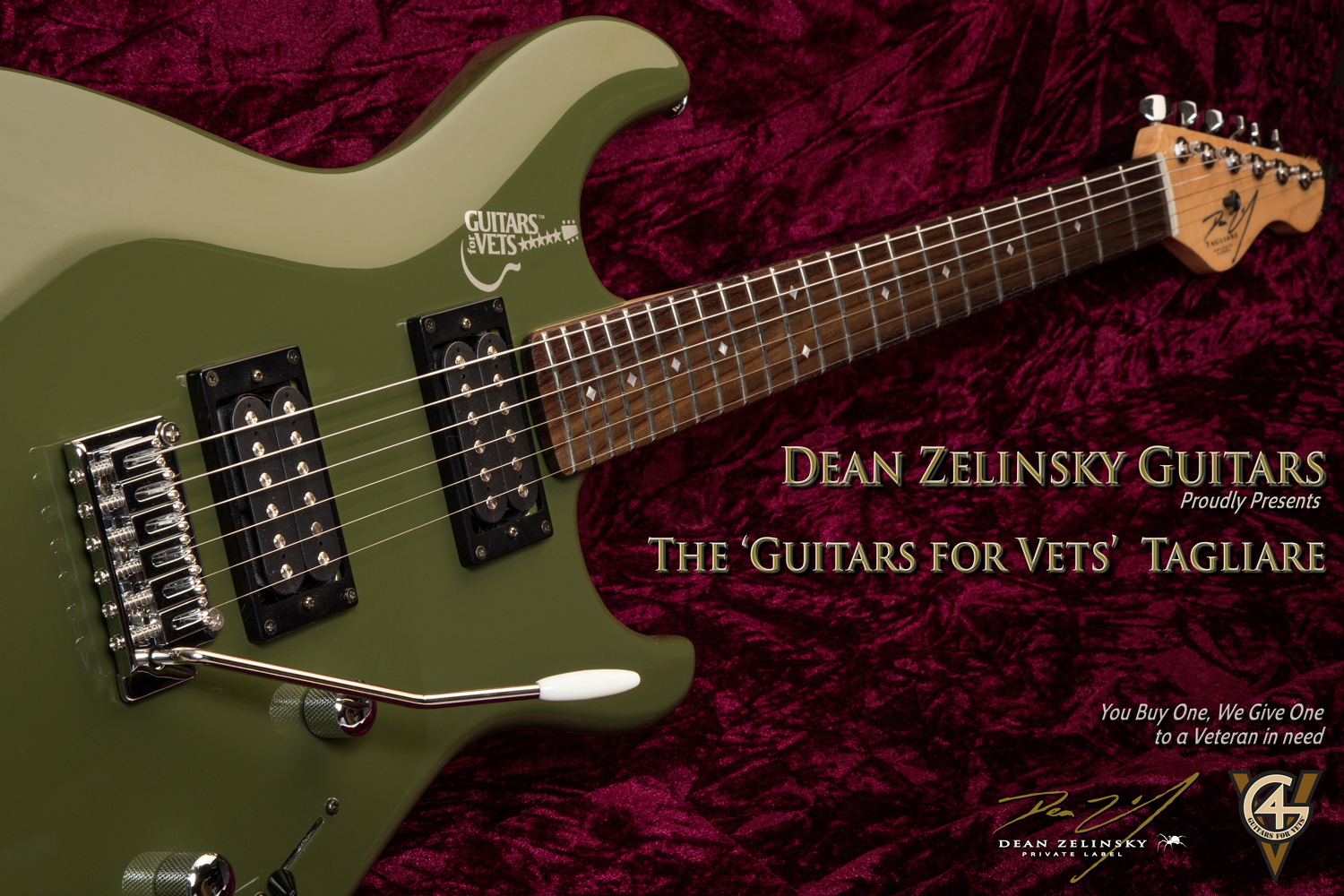 Dean Zelinsky Tagliare 'Guitars For Vets'