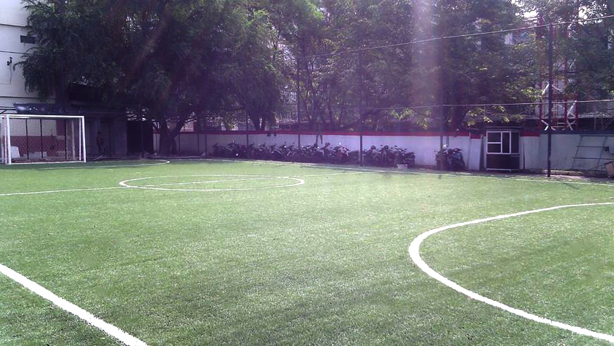 Xtreme Turf artificial turf football pitch at Universal International School in Jakarta