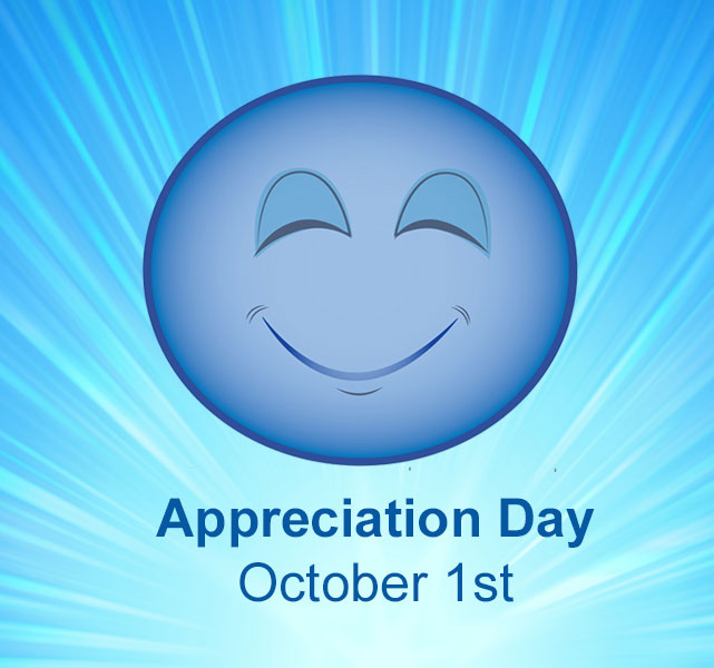 Connect with Appreciation Oct 1st. appreciationday.com