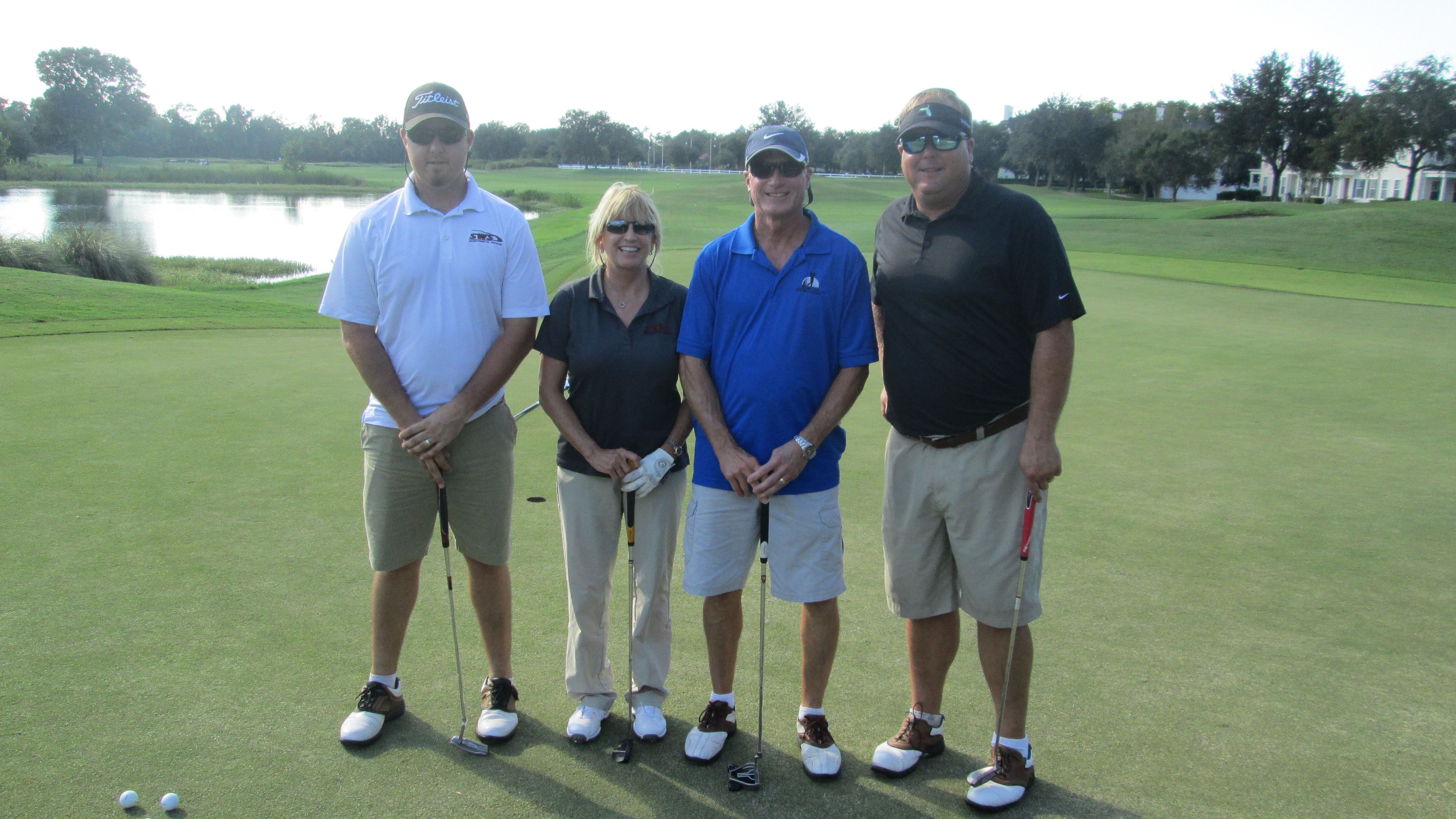 SWS Environmental Services golf team at 2012 Charity Golf Tournament