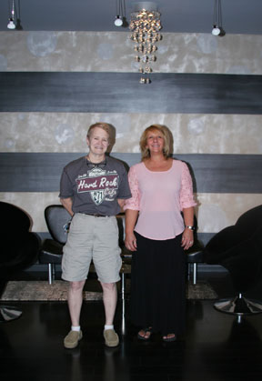Lori Blomstrom of Veneshe and Lori Bisson of Hair's What's Happening