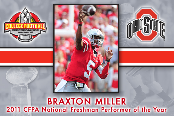 Braxton Miller - 2011 CFPA National Freshman Performer of the Year