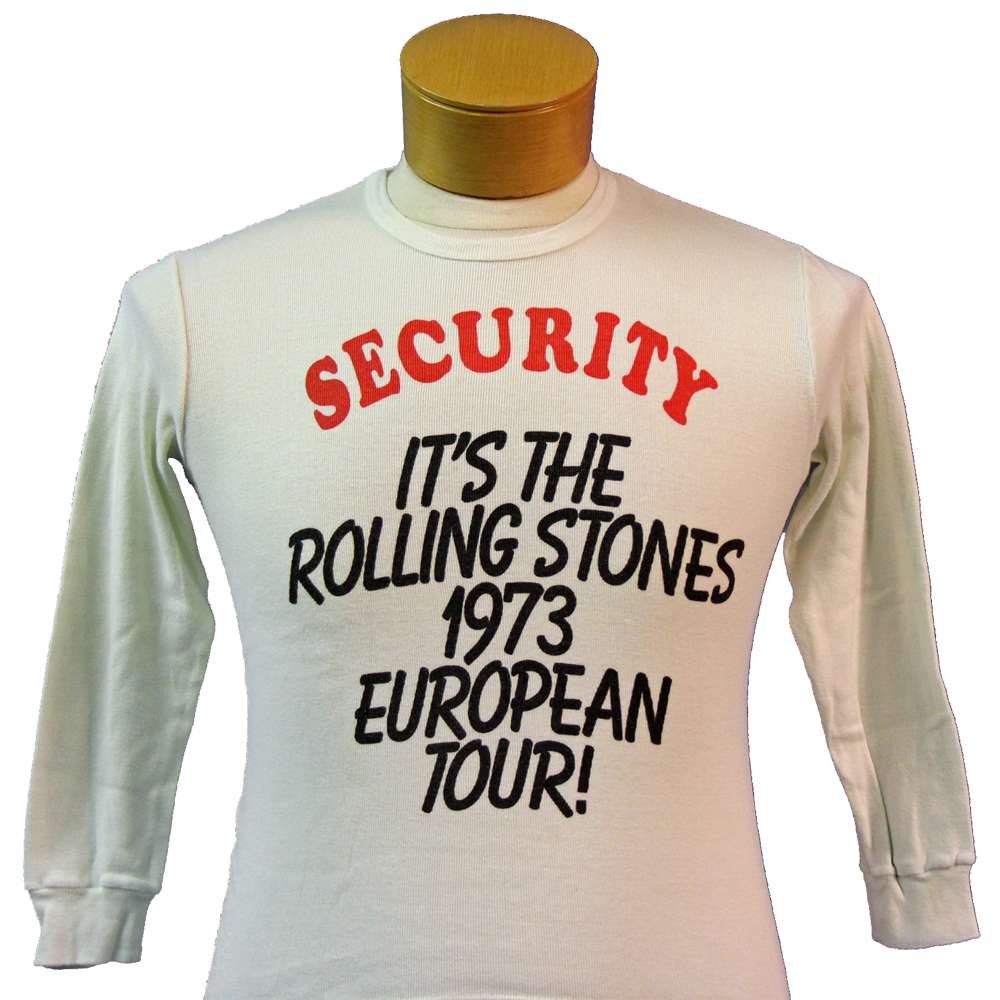 Rolling Stones 1973 European Crew Shirt