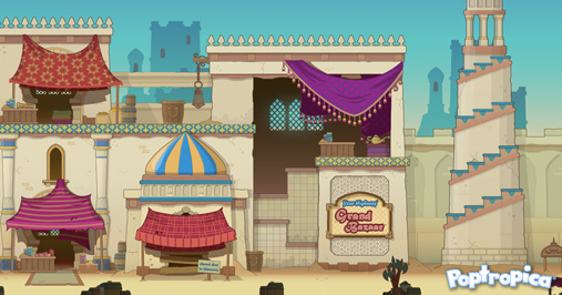 "Arabian Nights, Poptropica's newest Island"