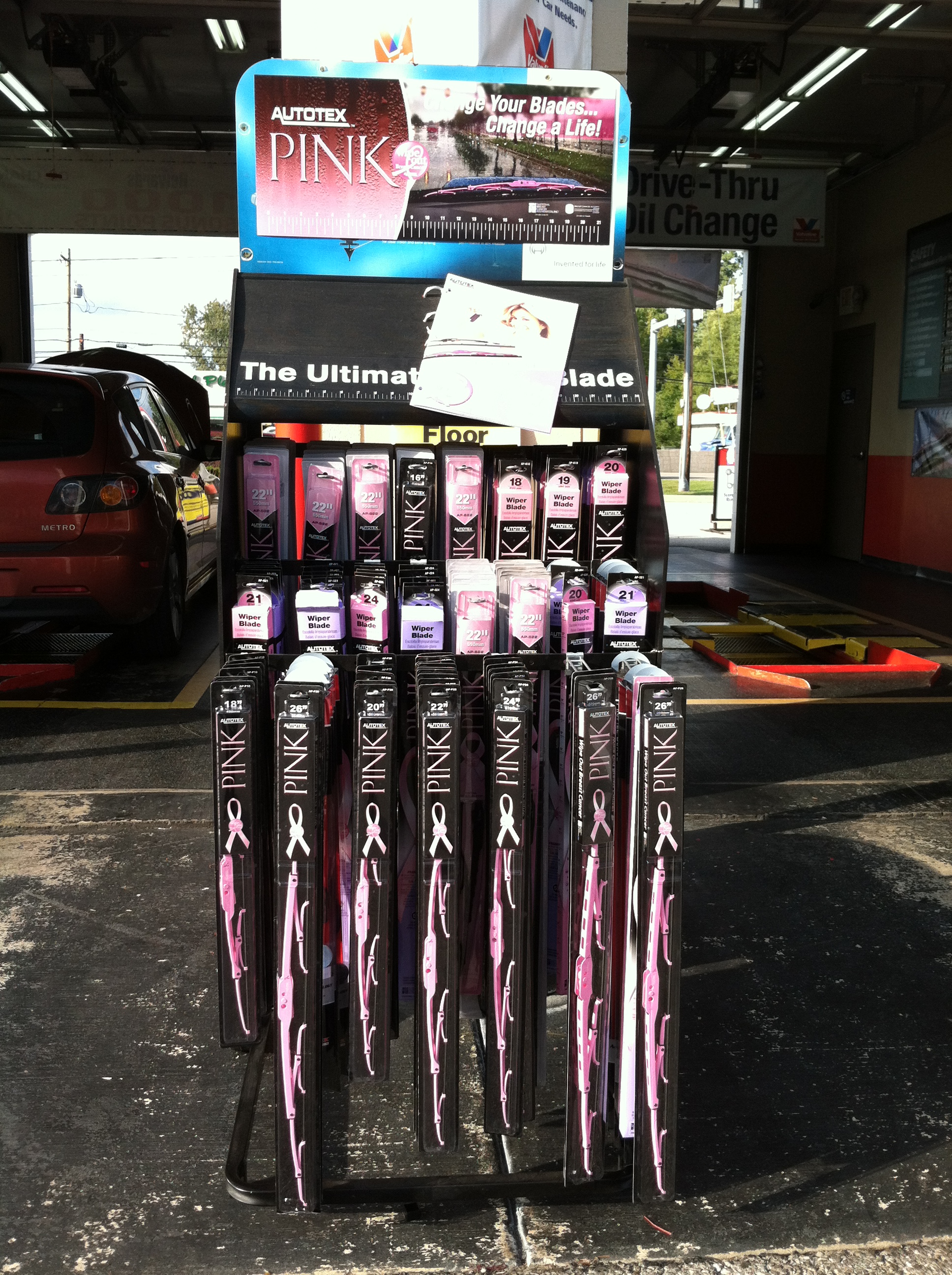 Pink Wiper Rack