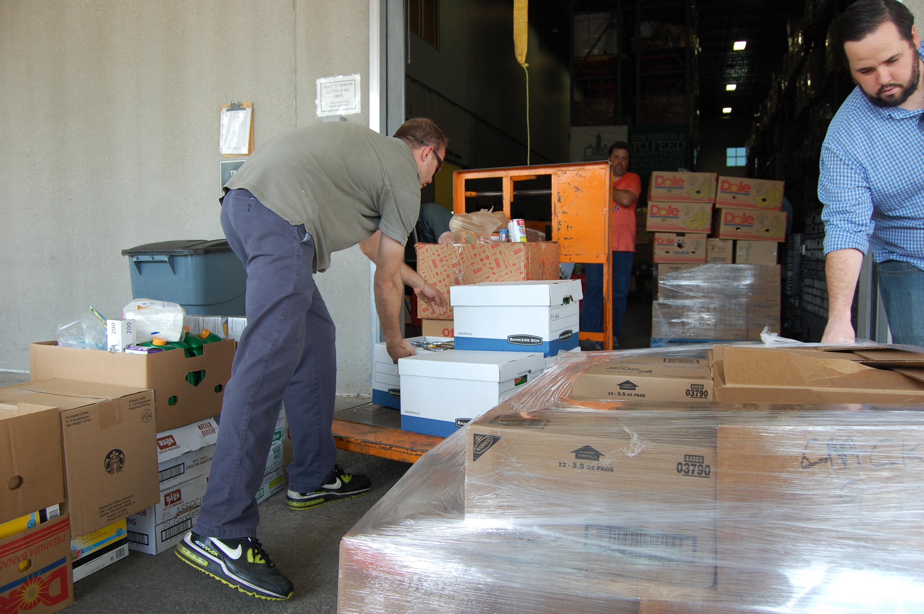 Bonelaw's Donated Food Being Delivered