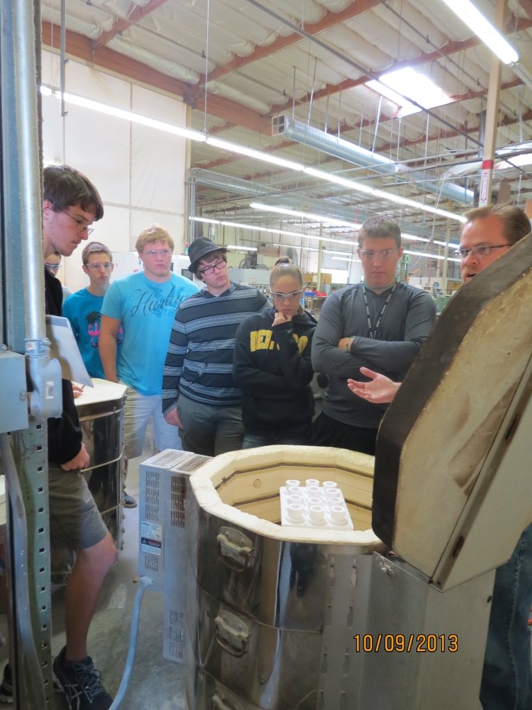 Progressive Technology provides a Manufacturing Day tour for Del Oro High School students in 2013