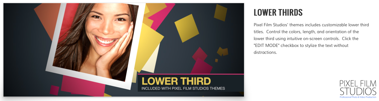 Square Bursts Theme Template for Final Cut Pro X