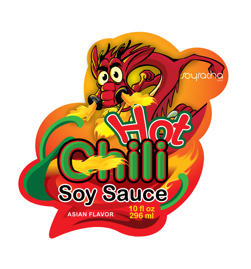 Soyracha (tm) Hot Chili Soy Sauce Asian Flavor