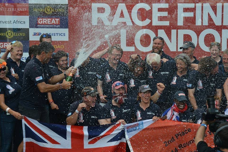 Simon leads Team GREAT Britain on the podium