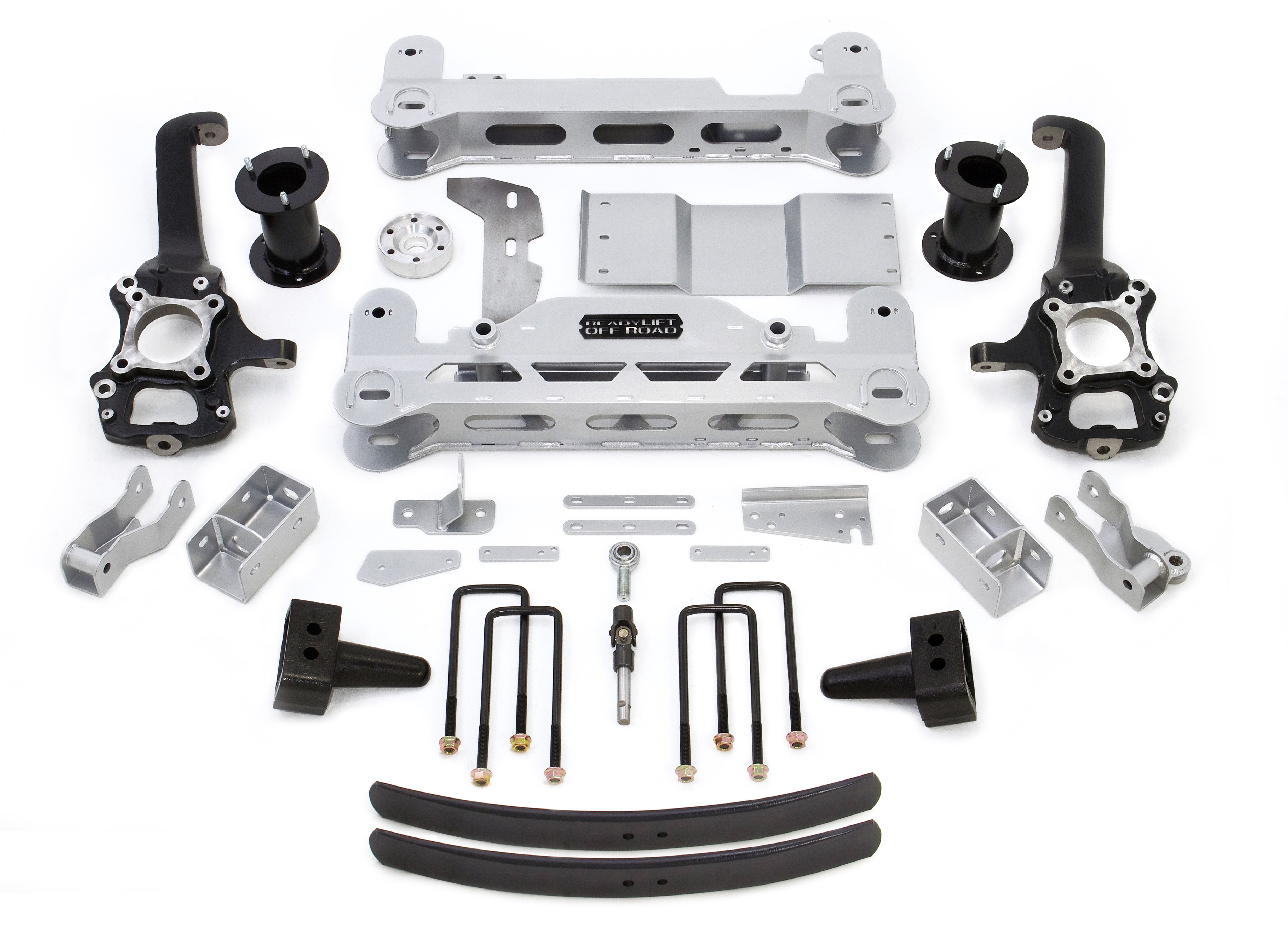 ReadyLIFT Suspension Off-Road MLS Lift Kit for 2009-13 Ford F-150, 6" Front/3.5" Rear Lift