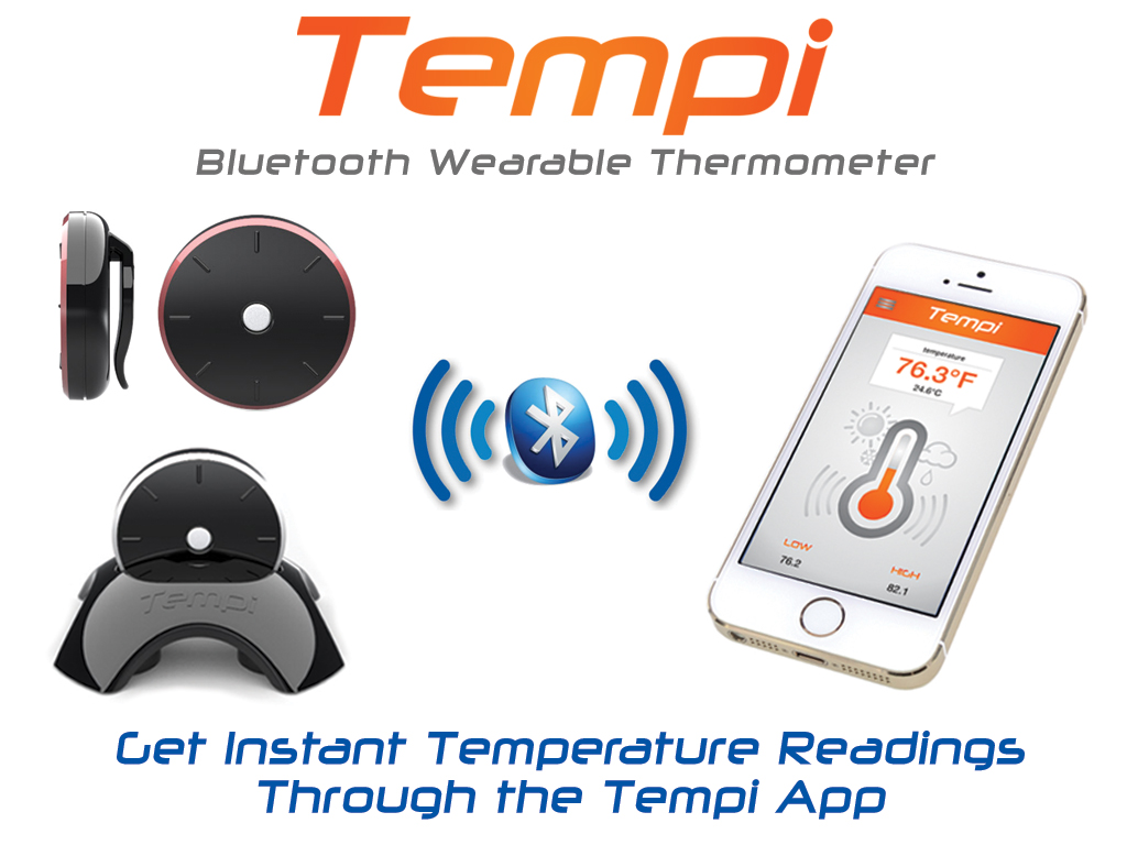 The Smart Wearable Thermometer for Mobile Devices