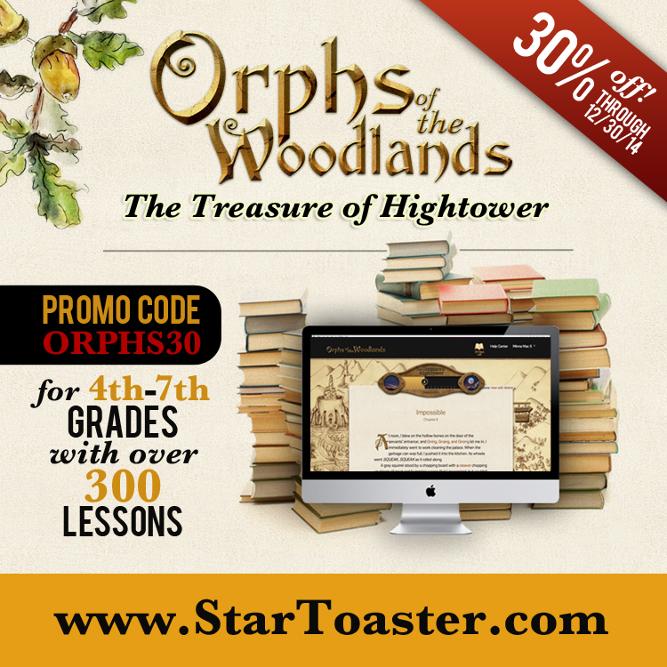 Limited-time offer of 30% off to celebrate the release of "Orphs of the Woodlands"!