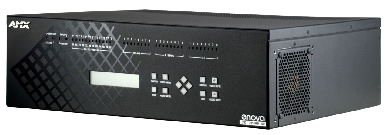 JITC Certified AMX Enova DVX-3155HD All-In-One Presentation Switcher