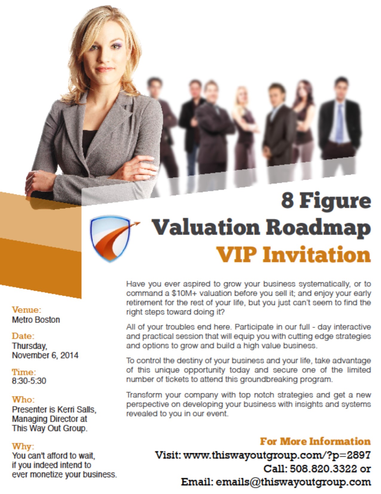 8 Figure Valuation Roadmap - VIP Invitation