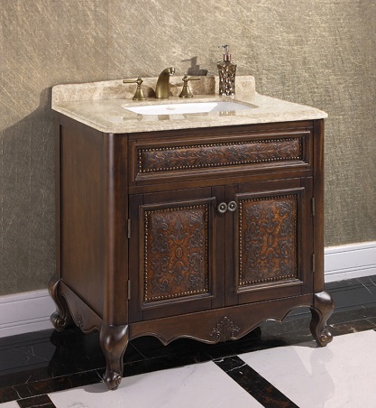 Thailand Oak 36" Single Bathroom Vanity WB-1536L from InFurniture