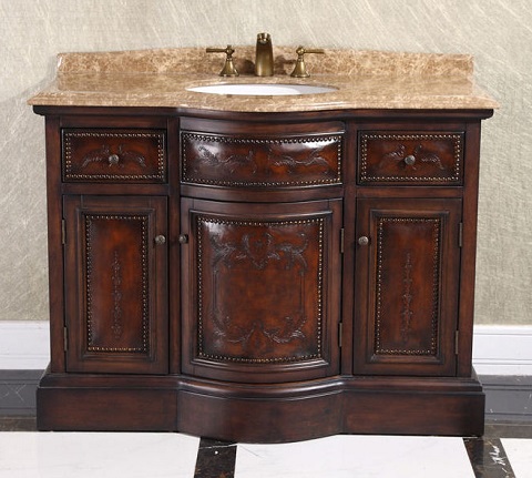 Thailand Oak 48" Single Bathroom Vanity WB-2848L from InFurniture