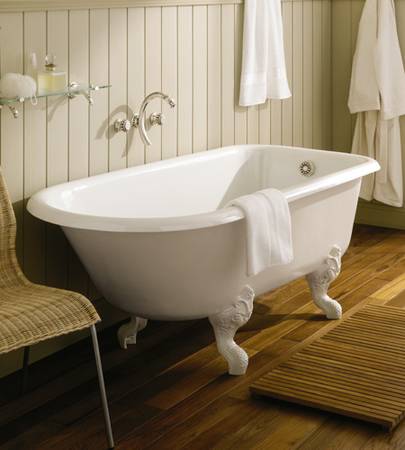 Retro Cast Iron Charleston Clawfoot Soaking Tub From Herbeau 0703