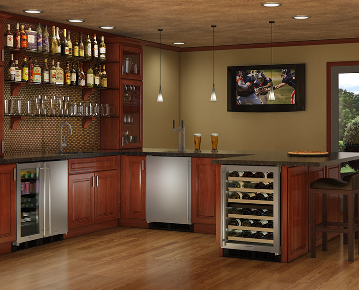 The new Marvel and Marvel Professional collections include beverage centers, all refrigerators, refrigerator/freezers, refrigerated drawers and keg dispensers.