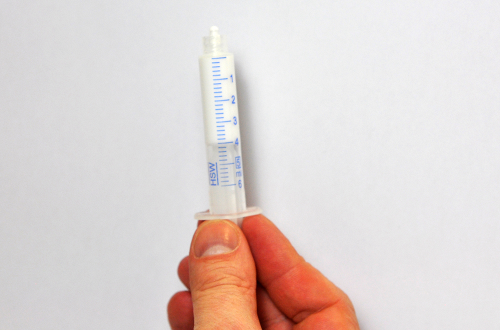 Whiteley-Patel technique Improved Foam Sclerotherapy Syringe.