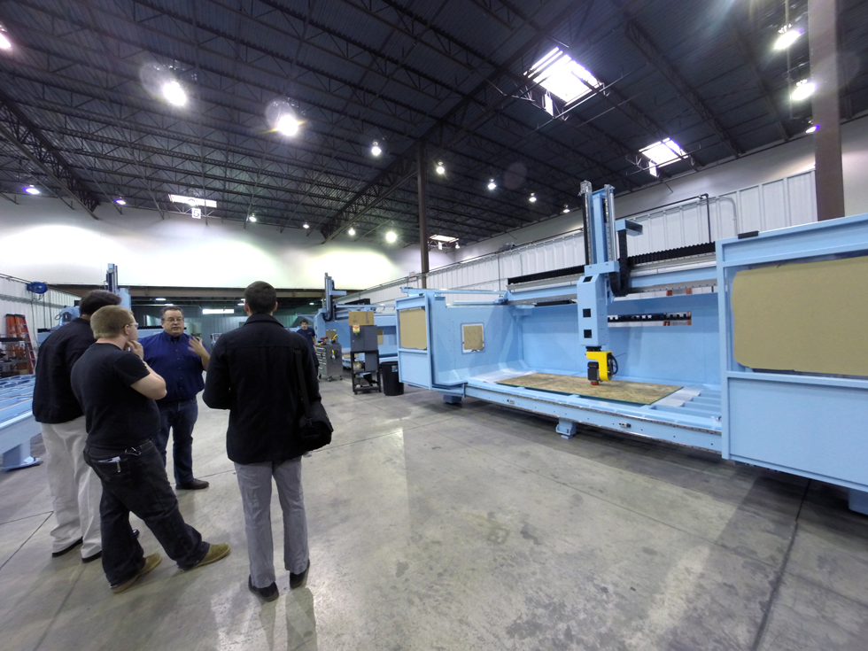 MFG Day 2014 Tour at DMS CNC Routers