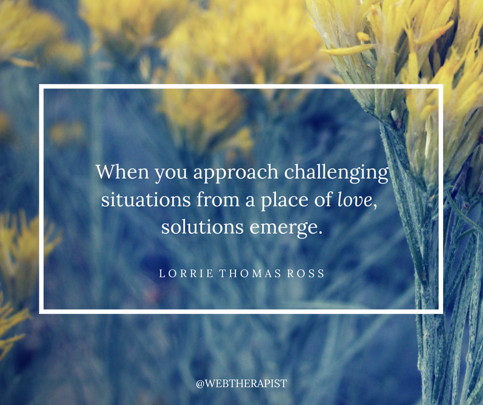 Lorrie Thomas Ross’ Advice