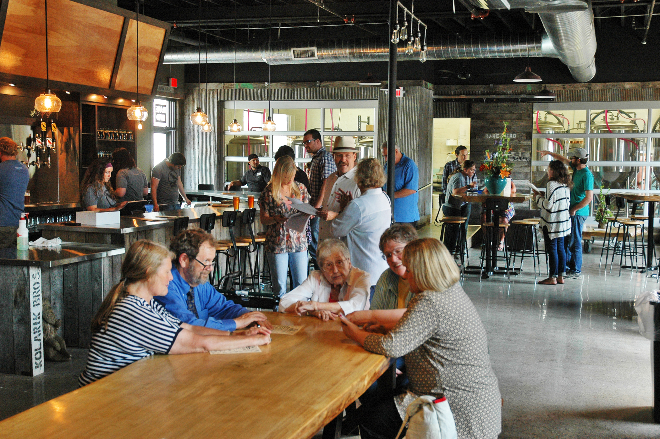 Food and Drink at Rare Bird Brewing in Traverse City