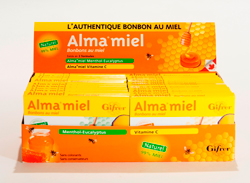 Honibe - Alma miel - Honey Lozenges Retail Display