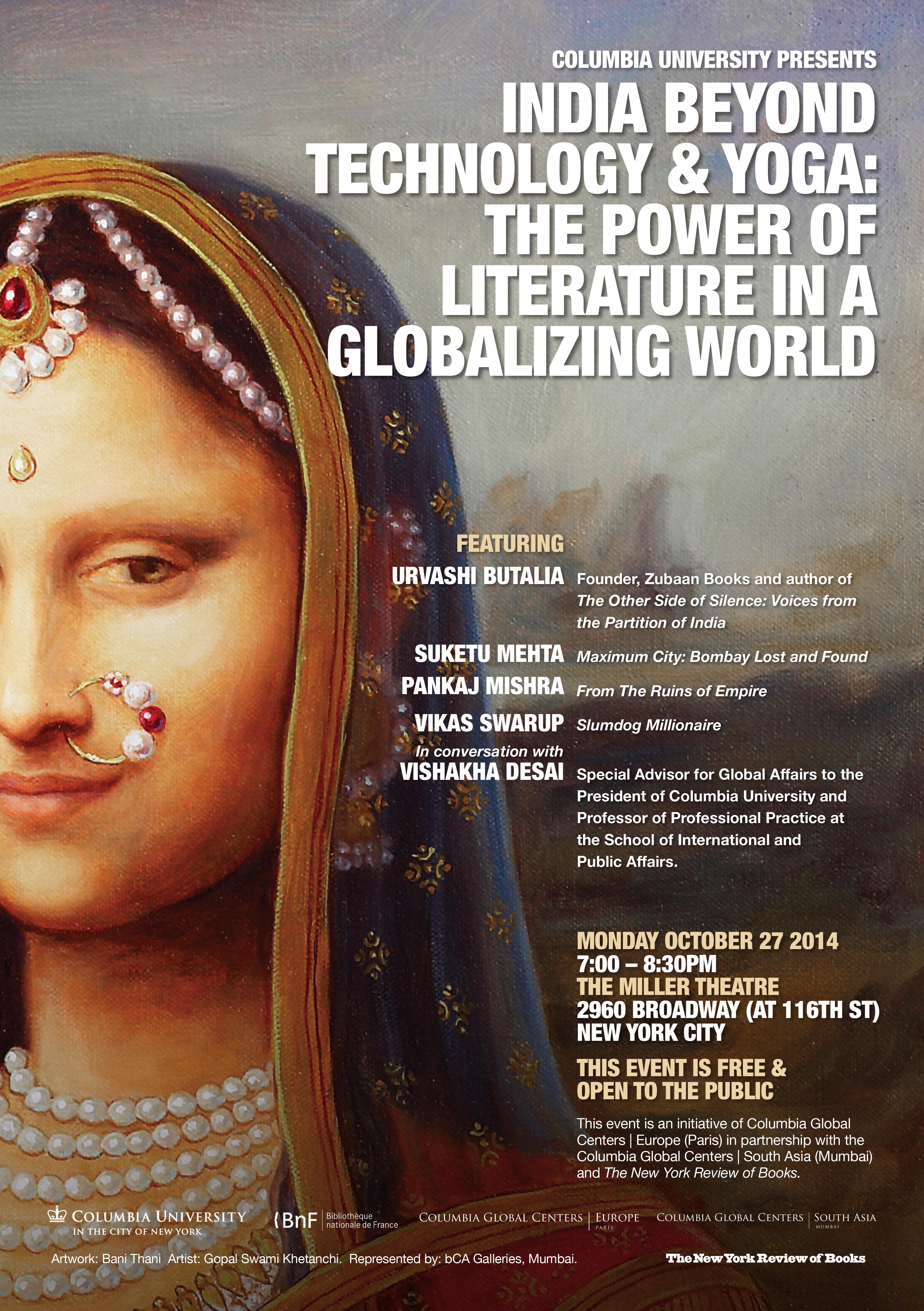India Beyond Technology & Yoga: The Power of Literature in a Globalizing World