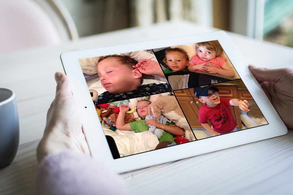 Up to 4 WiFi Baby cameras: simultaneous video, audio, alerts