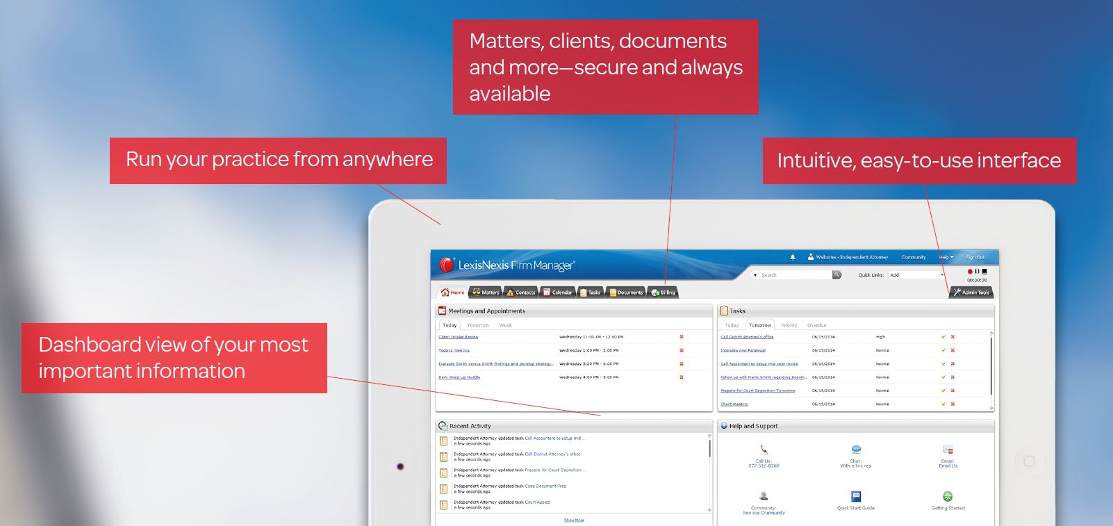 LexisNexis Firm Manager:  Law Firm Practice Management for the Independent Attorney