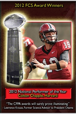 Colton Chapple - 2012 CFPA FCS National Performer of the Year