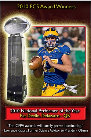 Pat Devlin - 2010 CFPA FCS National Performer of the Year