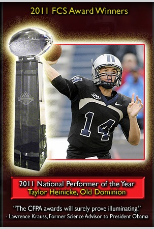 Taylor Heinicke - 2011 CFPA FCS National Performer of the Year