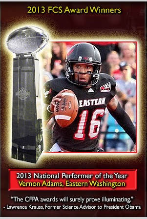 Vernon Adams - 2013 CFPA FCS National Performer of the Year