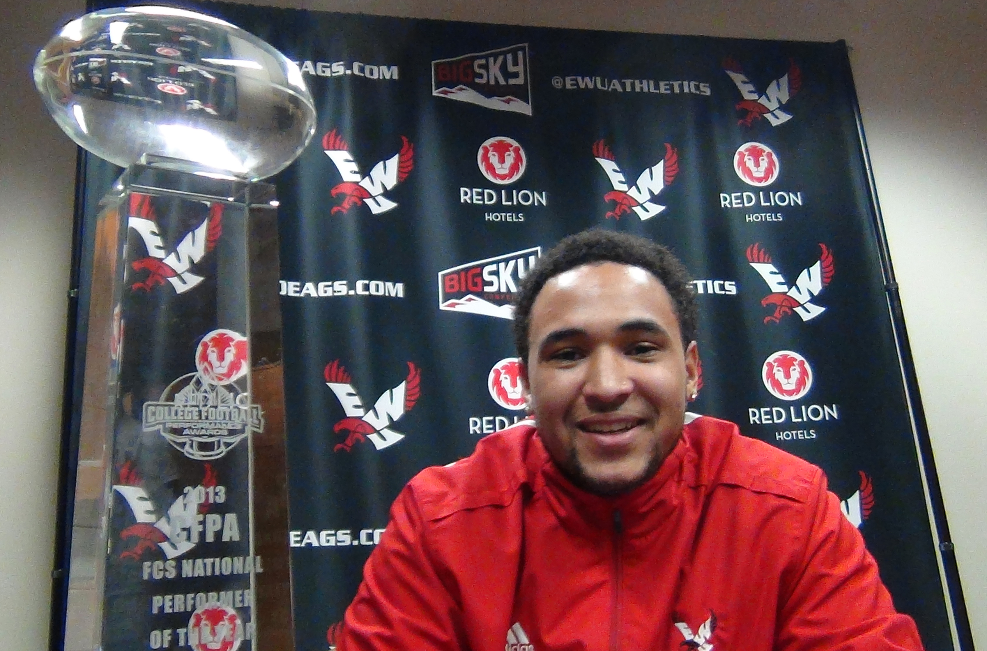 Vernon Adams with the CFPA Trophy