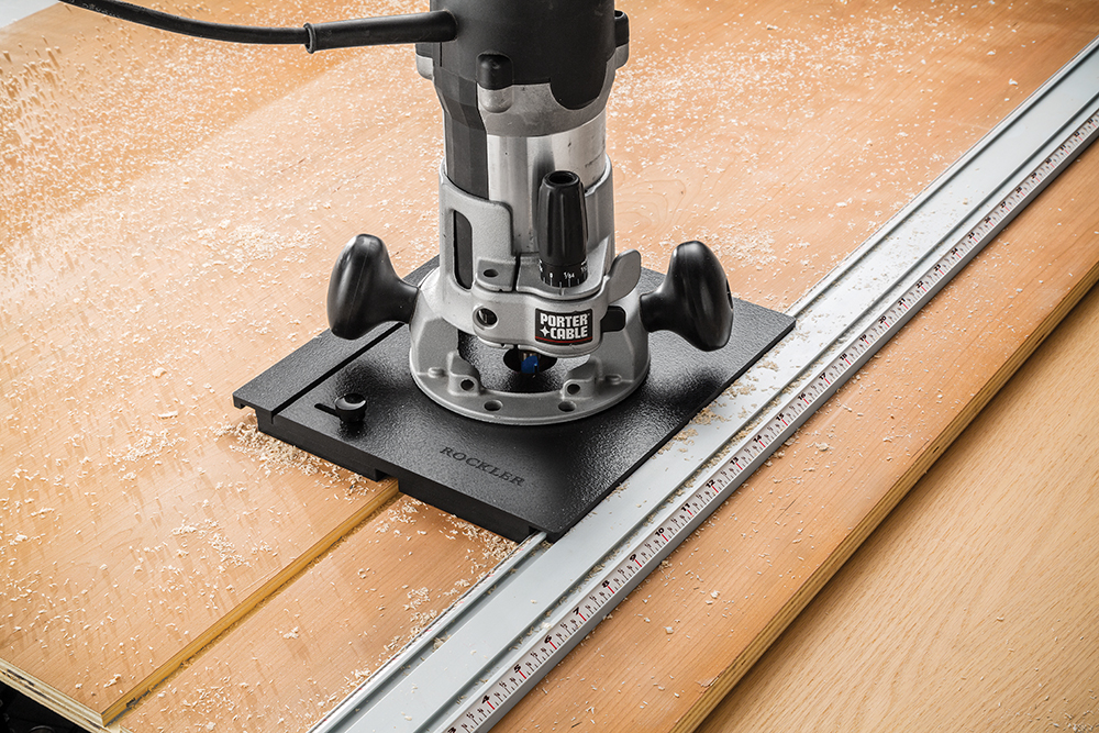 Designed to fit into the channel  of a Rockler All-In-One Low-Profile Contractor Clamps (sold separately) for ultra-straight cuts.