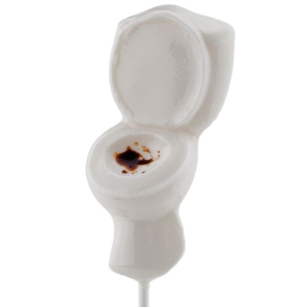 Toilet Lollipops, Complete with Fecal Matter