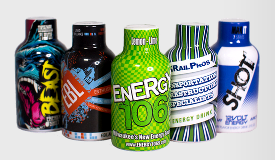 The customized energy shots by The Drink Ink are all made in the USA and come in several delicious flavors.