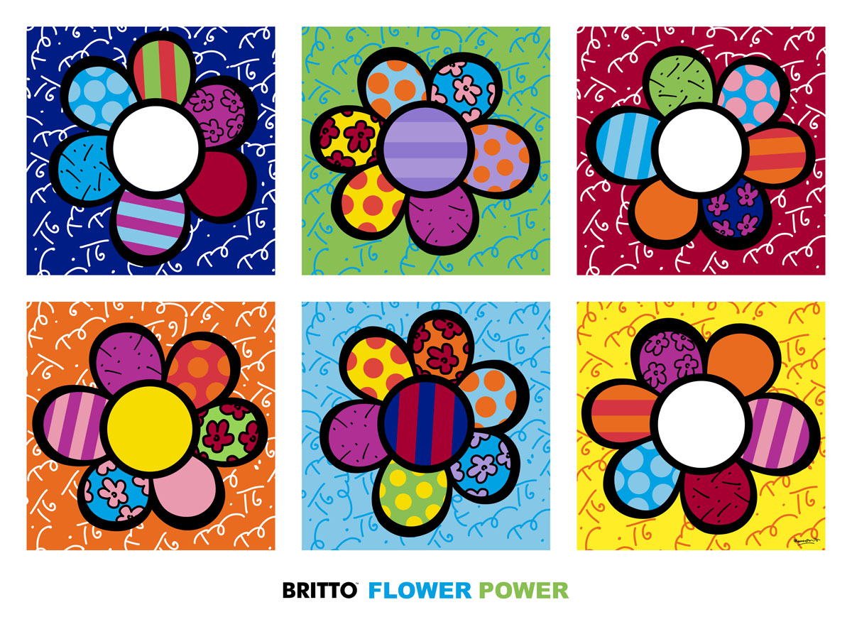 Romero Britto - Flower Power