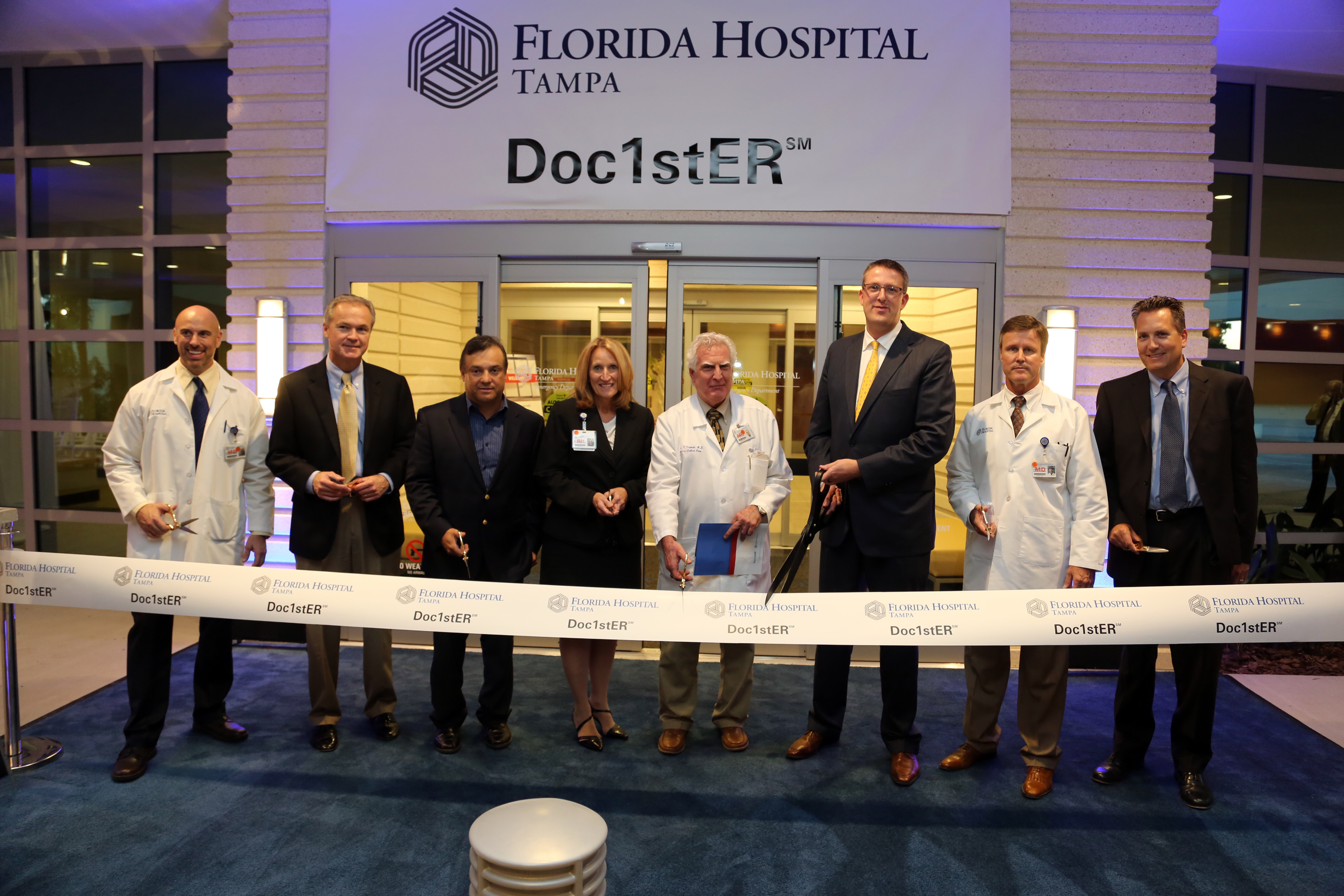 Florida Hospital Tampa New ER Doc 1st Ribbon Cutting Ceremony