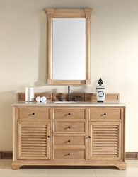 Savannah 60" Unfinished Bathroom Vanity In Natural Oak 238-104-5321 from James Martin Furniture