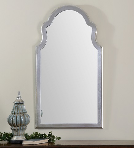 Uttermost Brayden Arched Silver Mirror 14479