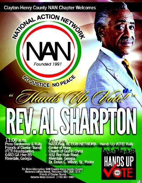 NAN Clayton Henry Chapter Host Rev. Al Sharpton in Clayton County